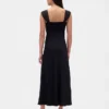 Mixed Media Maxi Dress