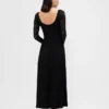 Mixed Media Maxi Dress