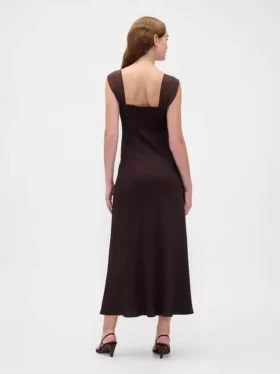 Mixed Media Maxi Dress