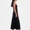 Mixed Media Maxi Dress