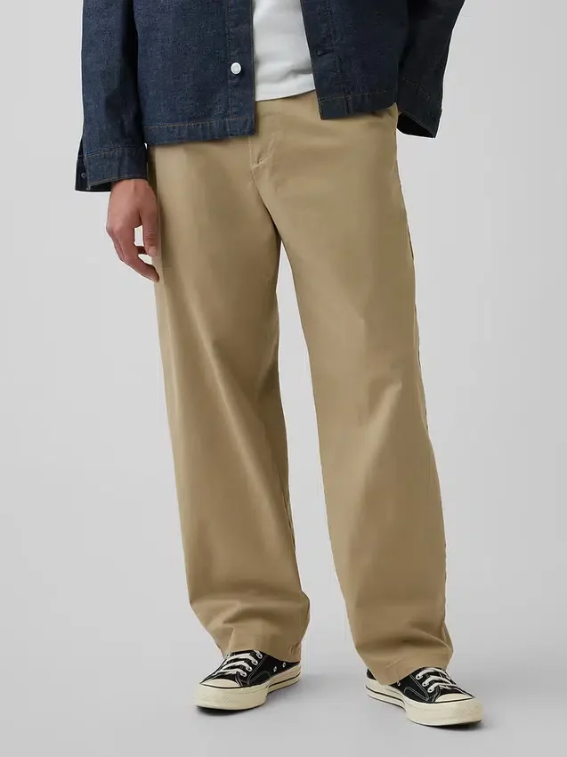 Modern Baggy Khakis