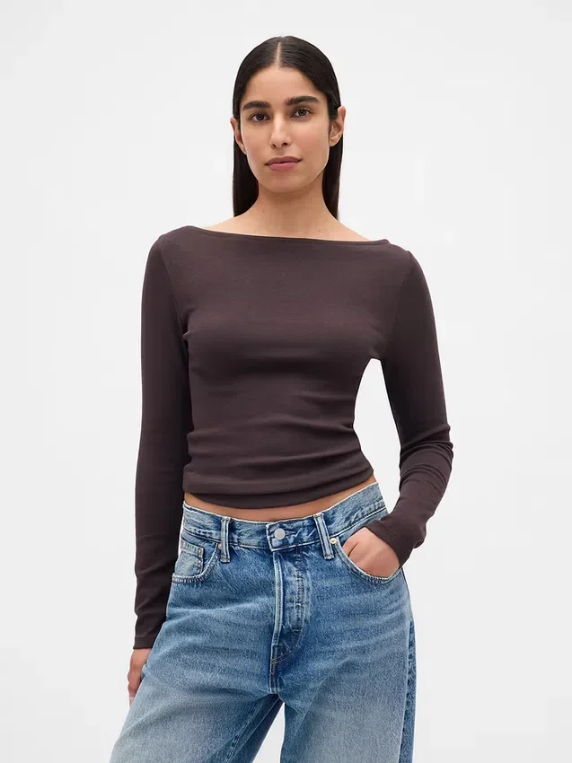 Modern Boatneck T-Shirt