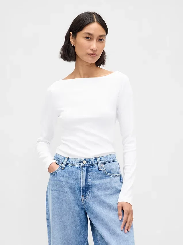 Modern Boatneck T-Shirt