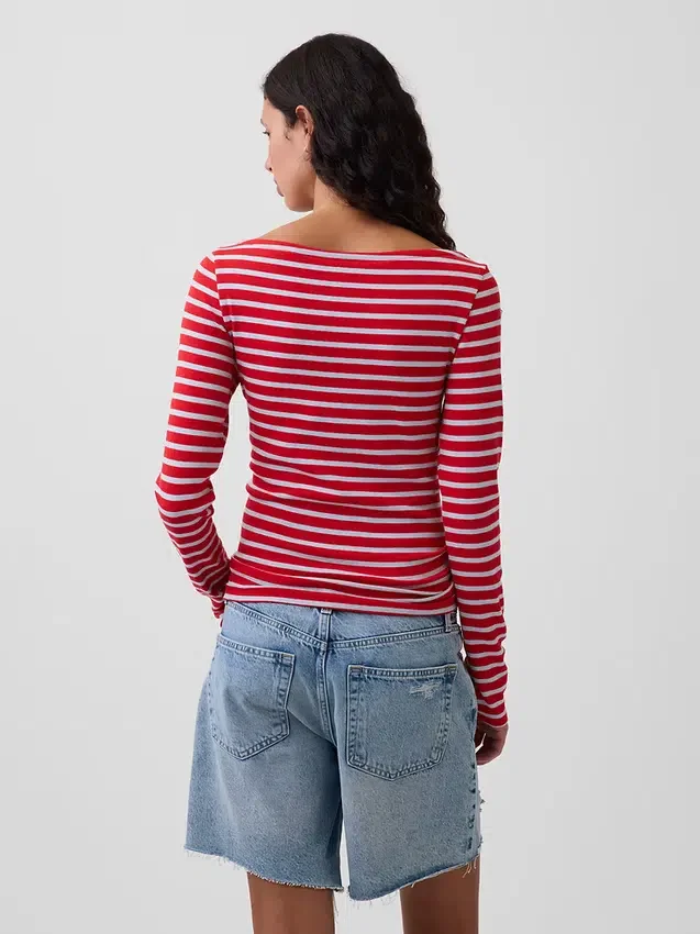 Modern Boatneck T-Shirt