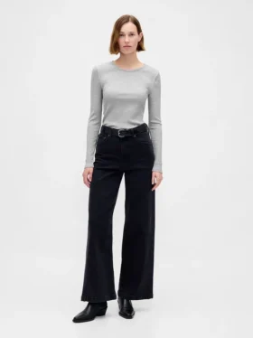 Modern Compact Rib Crop T-Shirt
