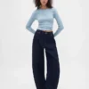 Modern Compact Rib Crop T-Shirt