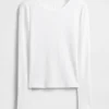 Modern Compact Rib Crop T-Shirt