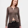 Modern Crewneck Cardigan
