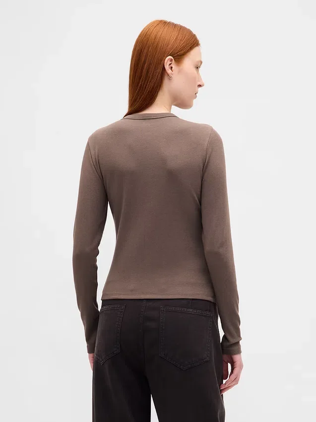 Modern Crewneck Cardigan