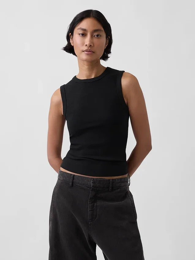 Modern Crewneck Tank Top