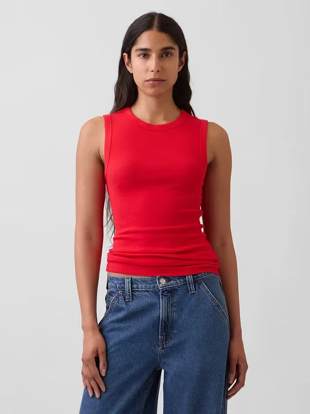 Modern Crewneck Tank Top