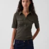 Modern Elbow-Sleeve Utility T-Shirt