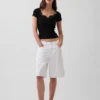 Modern Lace-Trim Crop Top