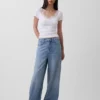 Modern Lace-Trim Crop Top