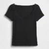 Modern Lace-Trim Crop Top