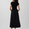 Modern Mixed Media Maxi Dress