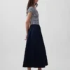 Modern Mixed Media Maxi Dress