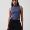 Modern Mockneck Tank Top