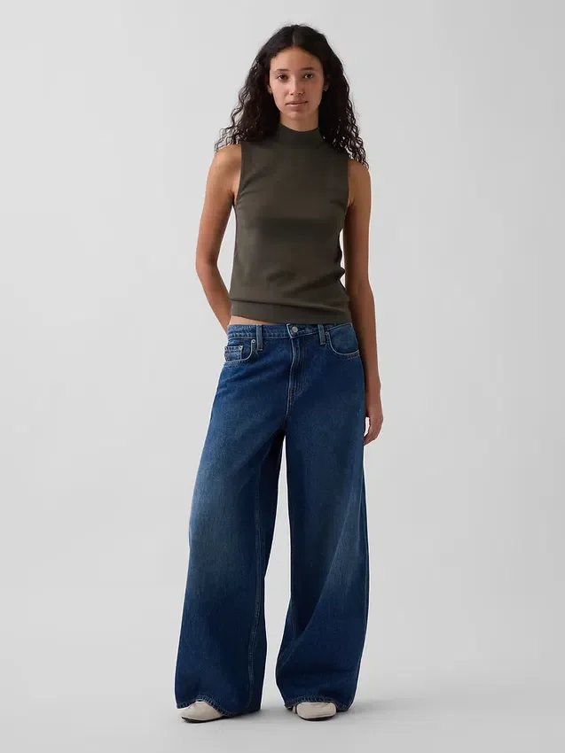Modern Mockneck Tank Top