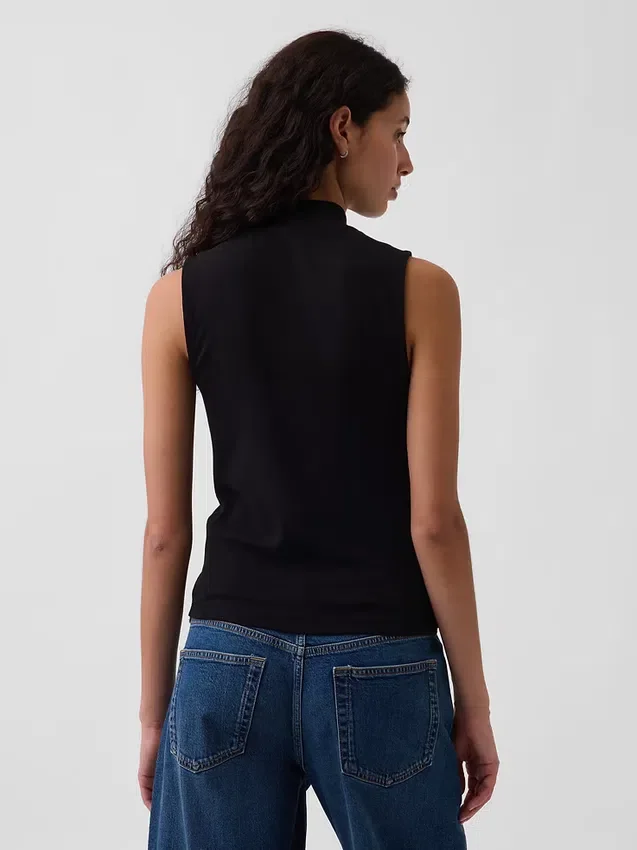 Modern Mockneck Tank Top