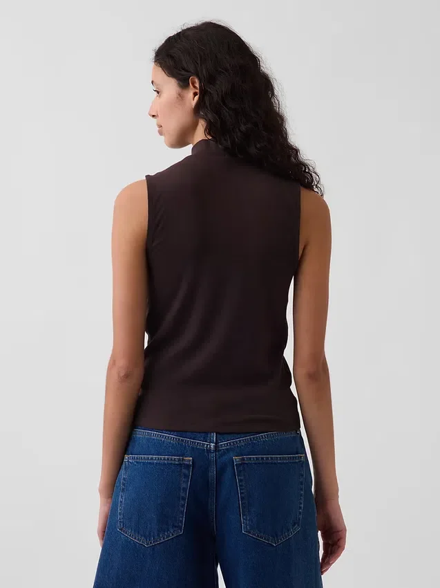 Modern Mockneck Tank Top