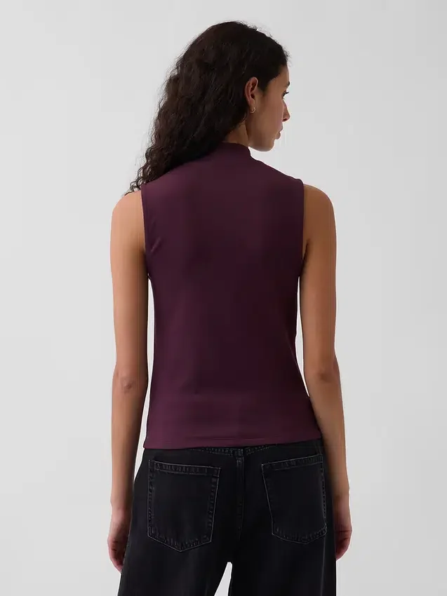 Modern Mockneck Tank Top