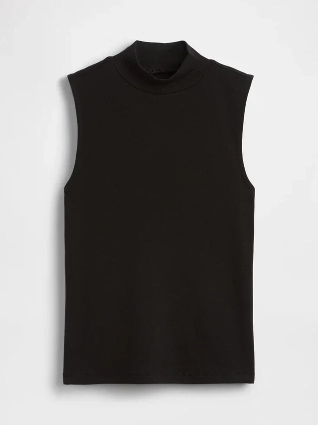 Modern Mockneck Tank Top