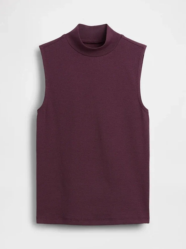 Modern Mockneck Tank Top