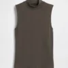 Modern Mockneck Tank Top