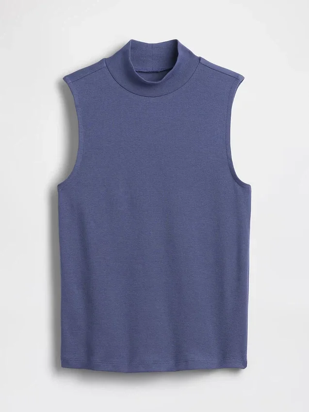 Modern Mockneck Tank Top