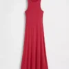 Modern Rib Shelf-Bra Maxi Dress