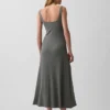 Modern Rib Square-Neck Maxi Dress
