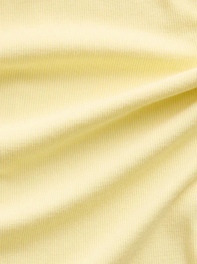 Modern Rib Square-Neck Maxi Dress