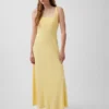 Modern Rib Square-Neck Maxi Dress