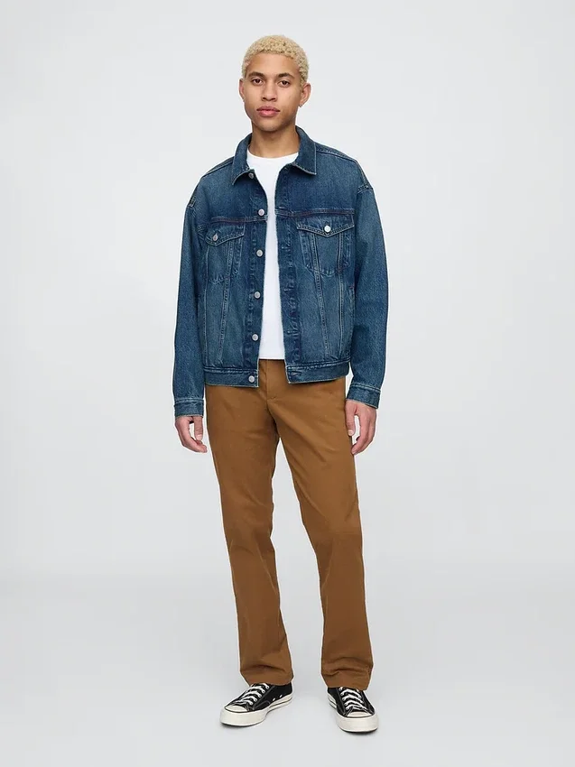 Modern Straight Khakis