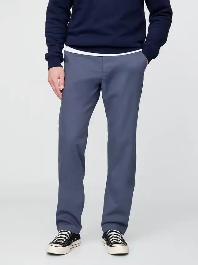Modern Straight Khakis