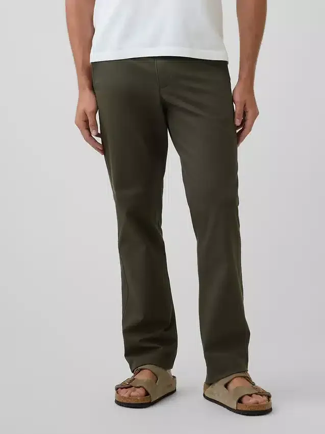 Modern Straight Khakis
