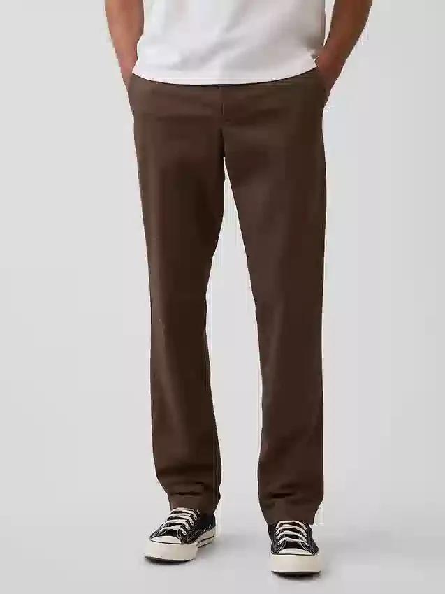 Modern Straight Khakis