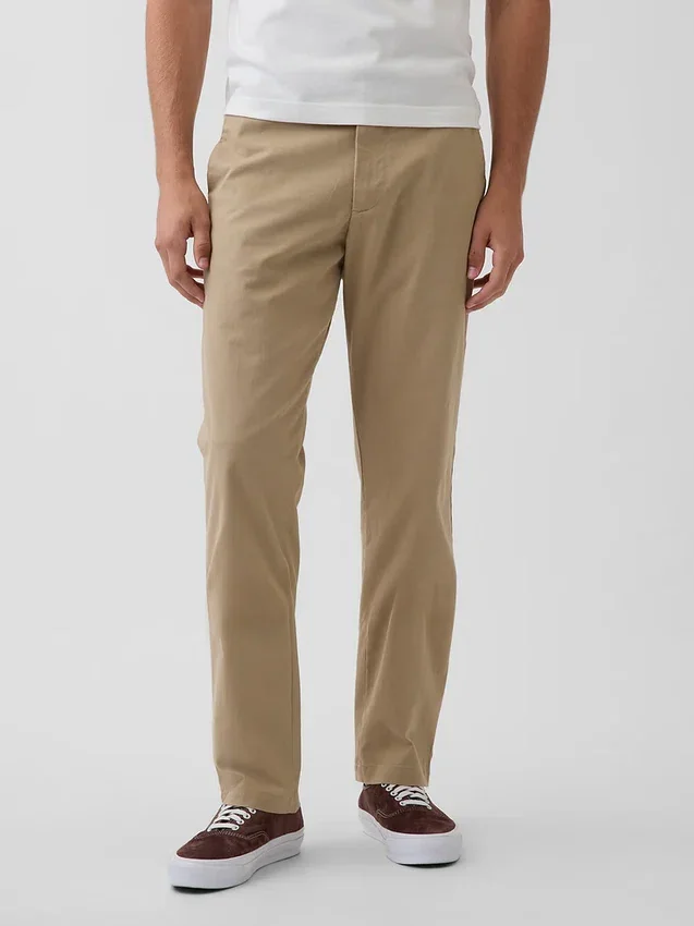 Modern Straight Khakis