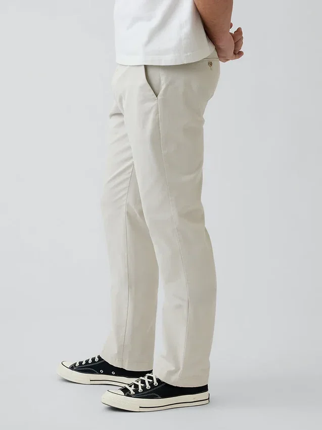 Modern Straight Khakis
