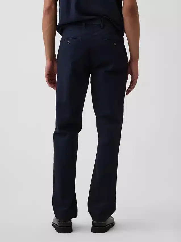 Modern Straight Khakis