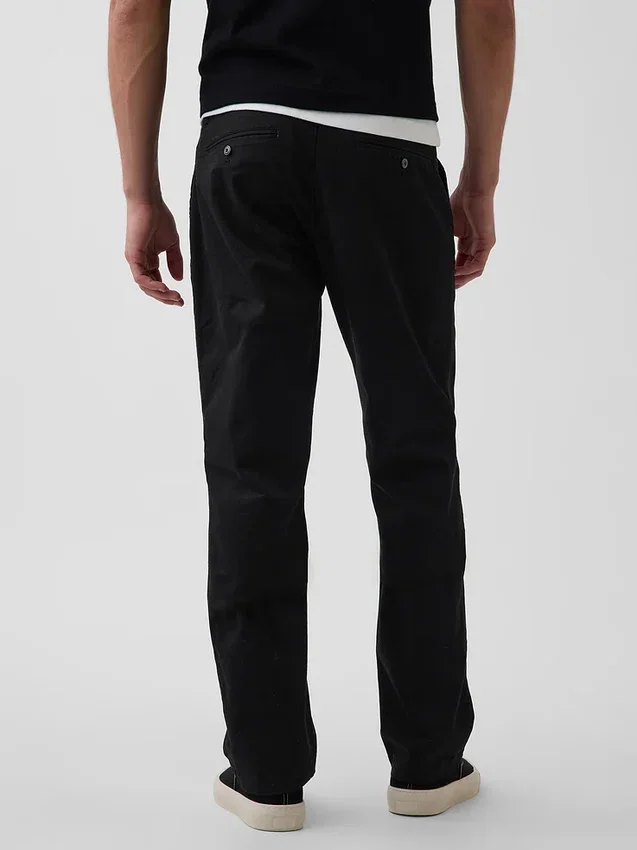 Modern Straight Khakis