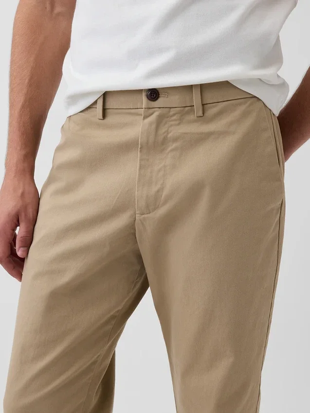 Modern Straight Khakis