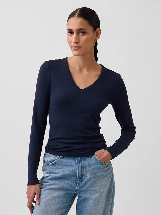 Modern V-Neck T-Shirt