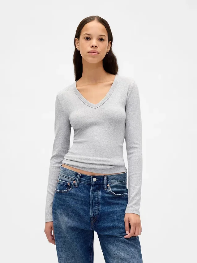 Modern V-Neck T-Shirt