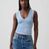 Modern V-Neck Tank Top