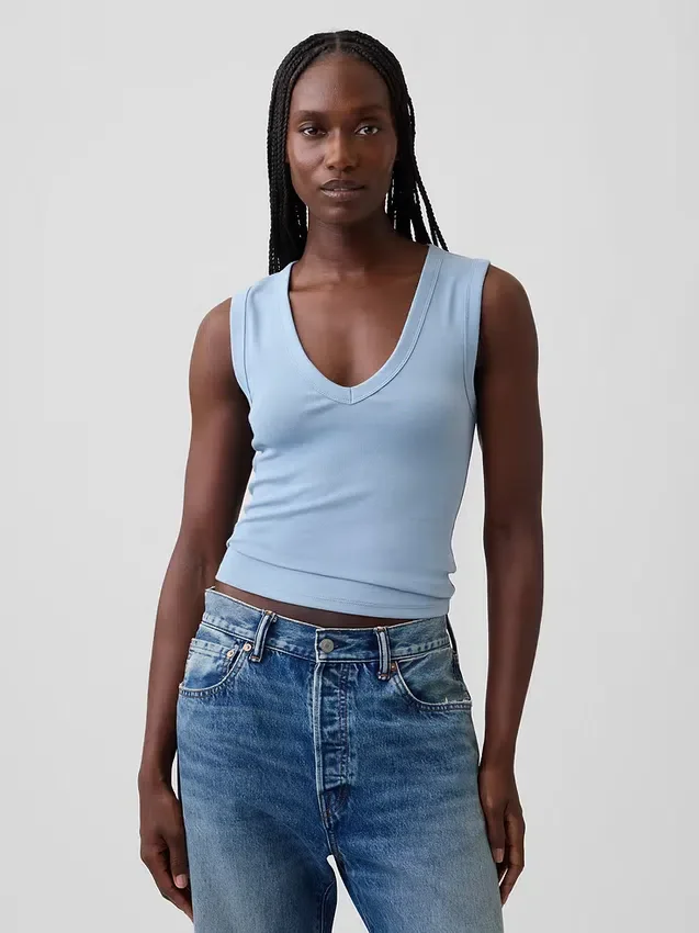 Modern V-Neck Tank Top