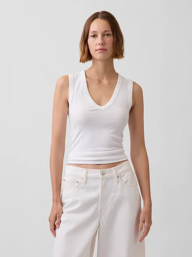 Modern V-Neck Tank Top