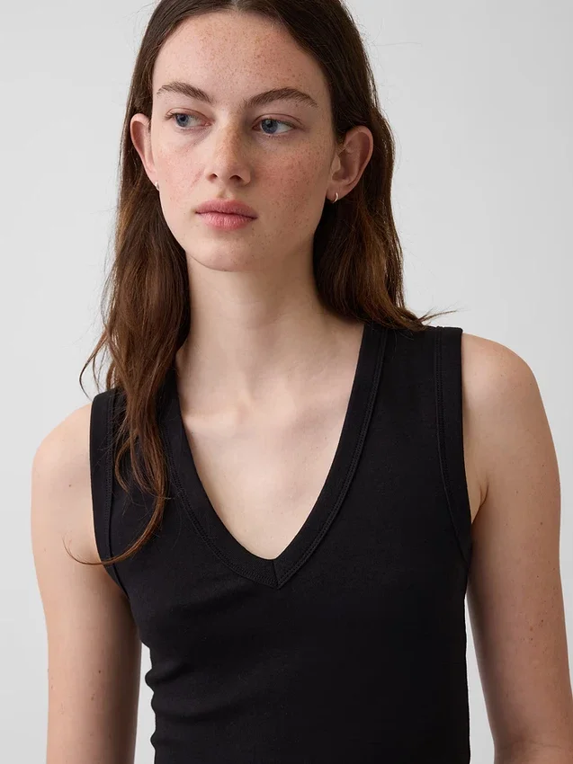 Modern V-Neck Tank Top