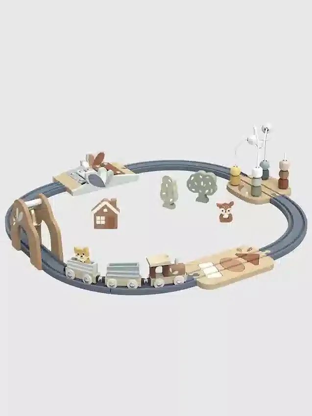 Multi-Activity Railway Set Toddler Toy